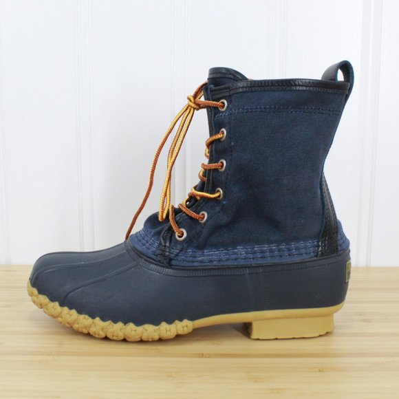 L.L. Bean Shoes - LL BEAN Waxed Canvas Duck Bean Boots Size 8 M